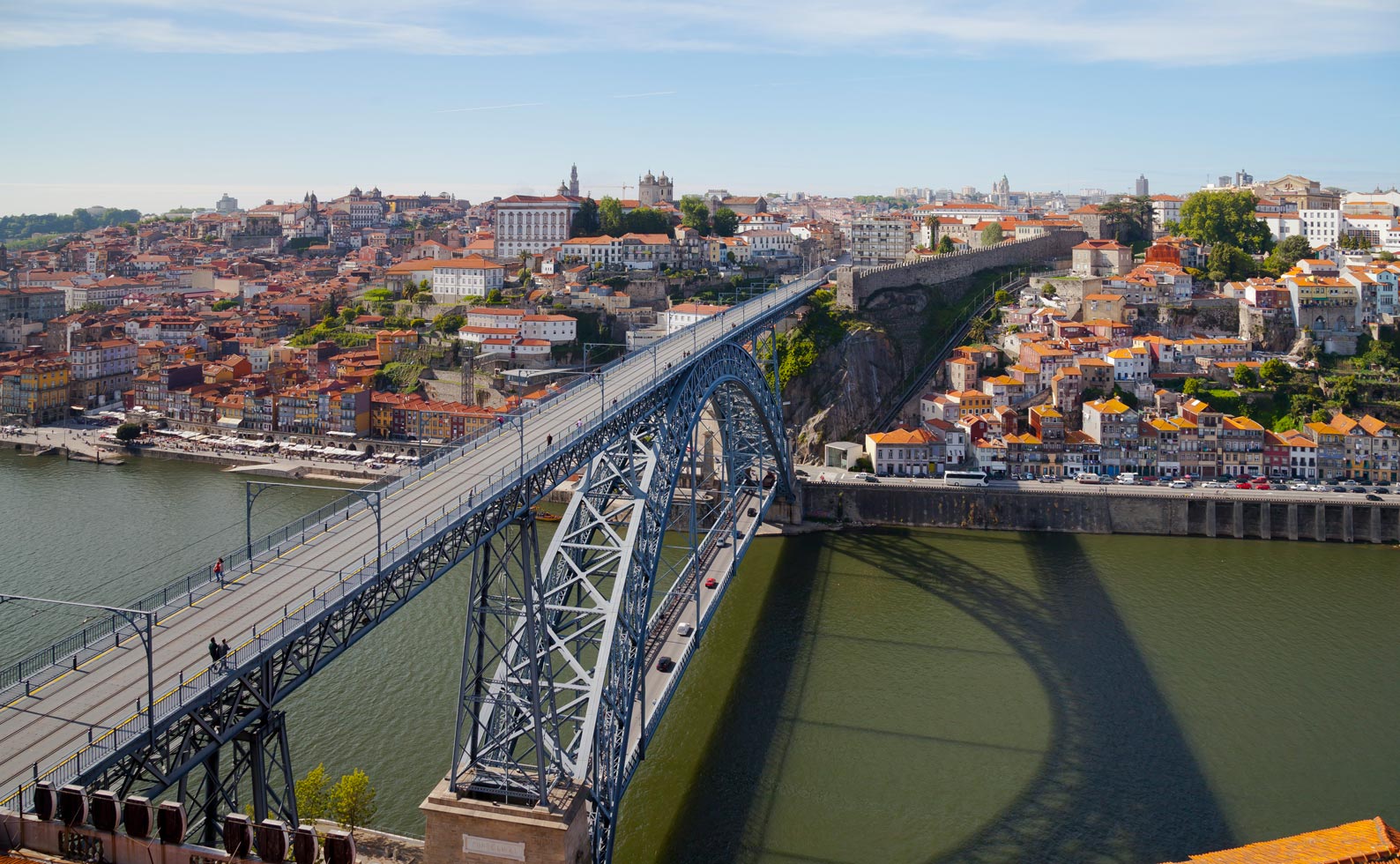 /Ponte D. Luis I vista do rio